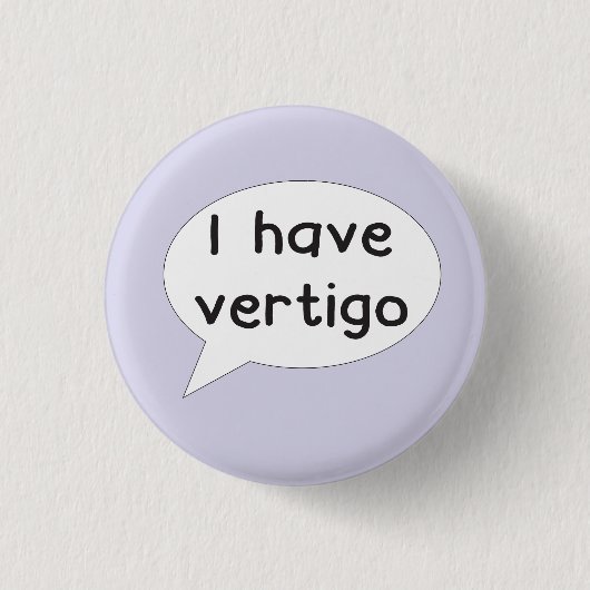 Ik heb een vertigo badge ronde button 3,2 cm (Voorkant)