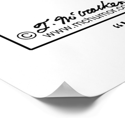 Ik heb een vervolg nodig poster (Hoek)