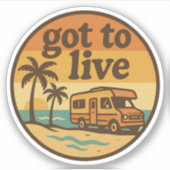 Ik heb een vinyl Sticker (Voorkant)