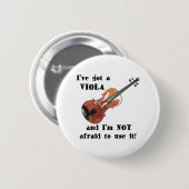 Ik heb een Viola Ronde Button 5,7 Cm (Voorkant /achterkant)