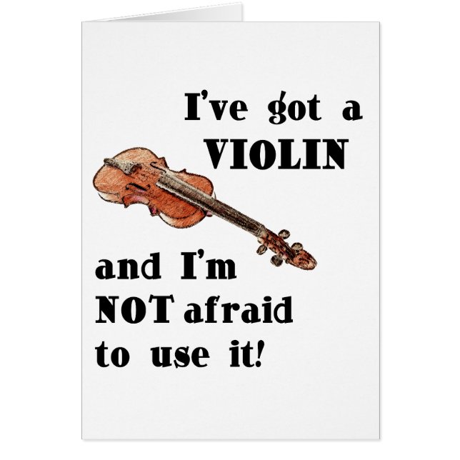 Ik heb een Violin (Voorkant)