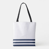 Ik heb een vitamine Zee marine en witte neusstreep Tote Bag (Achterkant)