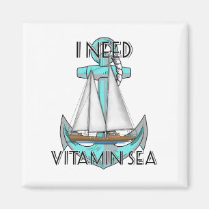 Ik heb een vitamine Zee nodig Magneet