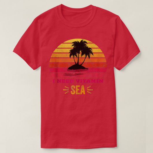 Ik heb een vitamine Zee strand thema Tanktop nodig (Design voorkant)