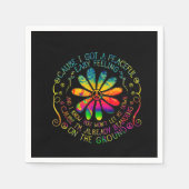 Ik heb een vreedzame hippie servet (Voorkant)