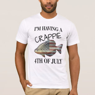 Ik heb een vreselijke 4 juli Grappige Vissen T-shirt