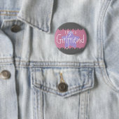 "Ik heb een vriendin", 2¼-inch Button (In situ)