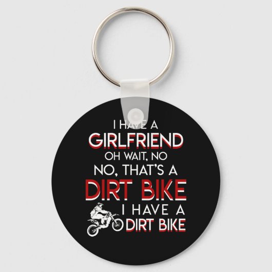 Ik heb een Vriendin dat vuile koekjes Mannen Sleutelhanger (Voorkant)