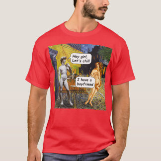 Ik heb een vriendje De geboorte van Venus T-shirt
