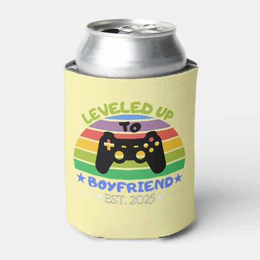 Ik heb een vriendje ontmoet, Funny Gamer Est. 2025 Blikjeskoeler (Blikje Voorkant)