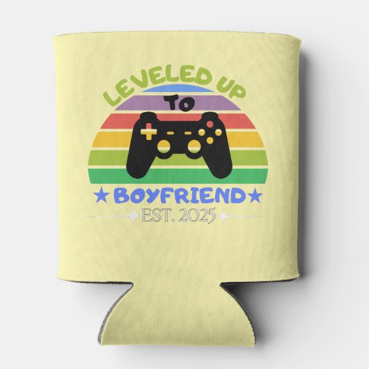 Ik heb een vriendje ontmoet, Funny Gamer Est. 2025 Blikjeskoeler (Achterkant)