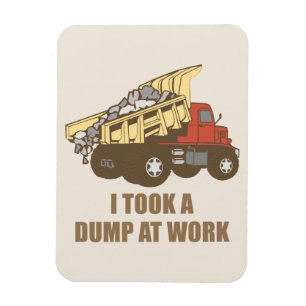 Ik heb een vuilnisbelt meegenomen magneet