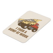 Ik heb een vuilnisbelt meegenomen magneet (Linkerzijde)