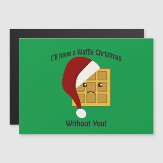 Ik heb een Waffle Kerstmis zonder jou (Voorkant / Achterkant)