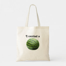 Ik heb een Watermeloen canvas tas vervoerd