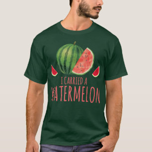 Ik heb een watermeloen rondvliegend zomerpomp meeg t-shirt