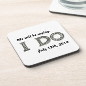 Ik heb een weddenschap om het Onderzetter Datum Dr (Linkerzijde)