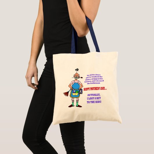 Ik heb een weddenschap verloren aan de Kinder Canv Tote Bag (Voorkant (product))