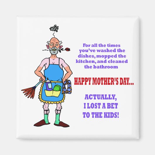 Ik heb een weddenschap verloren aan de Kinder Magn Magneet (Voorkant)