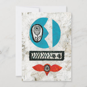 Ik heb een Wenskaart bloemen voor je meegenomen Kaart