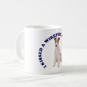 Ik heb een Wire Fox Terrier gekust Koffiemok (Voorkant links)