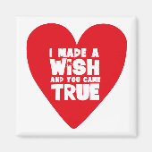 Ik heb een WISH liefdeshart gemaakt Magneet (Voorkant)