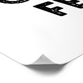 Ik heb een wolkengevoel met een grappig weerswolke poster (Hoek)