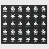 Ik heb een wolkenkoorts met een weerdoek. cadeaupapier (Vlak)