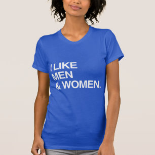 IK HEB EEN ZAAK MET MANNEN EN VROUWEN T-SHIRT