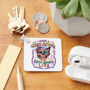 Ik heb een zeer actieve... sleutelhanger