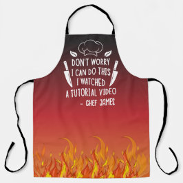 Ik heb een zelfstudie video grappig & aangepaste c schort