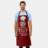 Ik heb een zelfstudie video grappig en aangepaste schort (Gedragen)