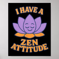 Ik heb een Zen-houding Lotus Yoga Grafisch 