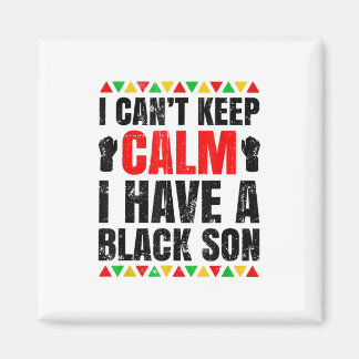 Ik heb een zwart cadeautje voor Black Mam Pap Magneet