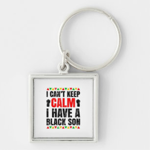 Ik heb een zwart cadeautje voor Black Mam Pap Sleutelhanger