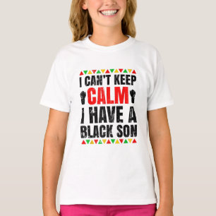 Ik heb een zwart cadeautje voor Black Mam Pap T-shirt