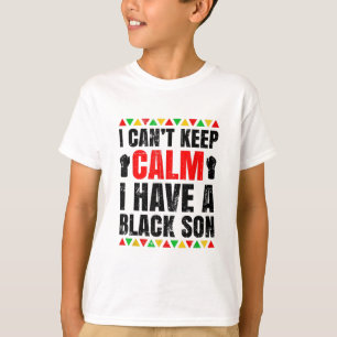 Ik heb een zwart cadeautje voor Black Mam Pap T-shirt