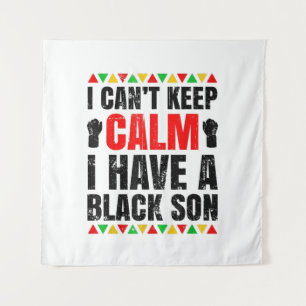 Ik heb een zwart cadeautje voor Black Mam Pap Wandkleed