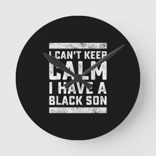 Ik heb een zwarte geschenk voor Frican mama papa ( Ronde Klok