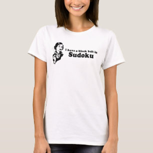 IK HEB EEN ZWARTE GORDEL IN SUDOKU T-SHIRT