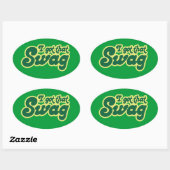 Ik heb een zwoegje ovale sticker (Vel)