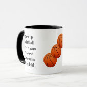 Ik heb eens Basketball opgehaald Mok (Voorkant links)