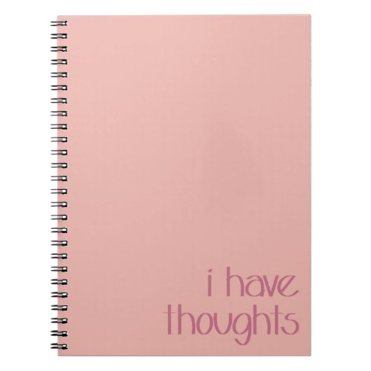 Ik heb eenvoudige gedachten dagboek notitieboek (Voorkant)