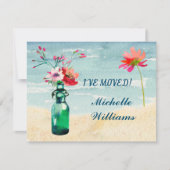 Ik heb Elegant Pastel Floral Budget Move Aankondiging (Voorkant)