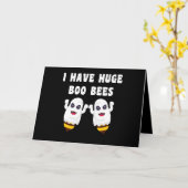 Ik Heb Enorme Boo Bees Halloween Matching Kaart (Gele Bloem)