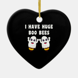 Ik Heb Enorme Boo Bees Halloween Matching Keramisch Ornament