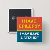 Ik heb Epilepsy Button (Voorkant /achterkant)