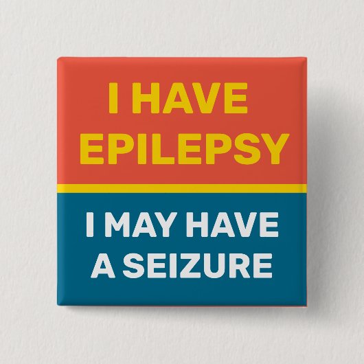 Ik heb Epilepsy Button (Voorkant)