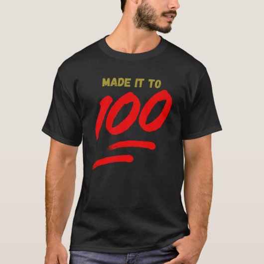 Ik heb er 100 gehaald t-shirt (Voorkant)