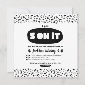 Ik heb er 5 op, 90s Hip Hop Birthday Old School Ra Kaart (Voorkant)